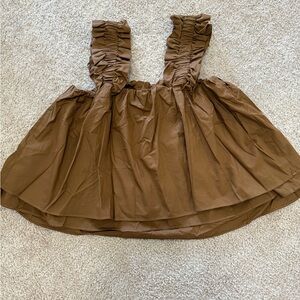 NWT English Factory Ruffled Strap 2 Tiered Top